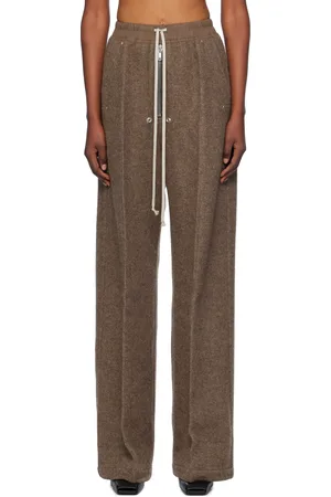 Rick Owens Pantalon de détente ample brun à glissière Bela - Porterville