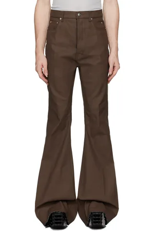 Rick Owens Jean semi-évasé Bolan kaki - Porterville