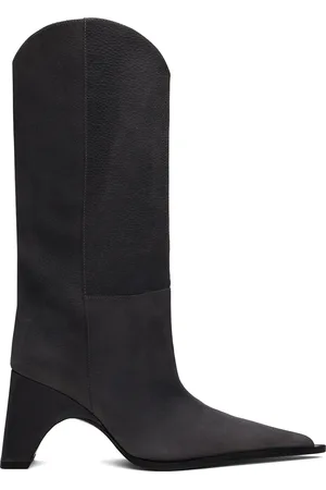 COPERNI Bottes de cowboy grises à talon Bridge