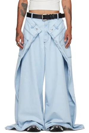 LU’U DAN Jean surdimensionné bleu