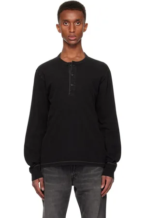 Ralph Lauren Henley noir en jersey