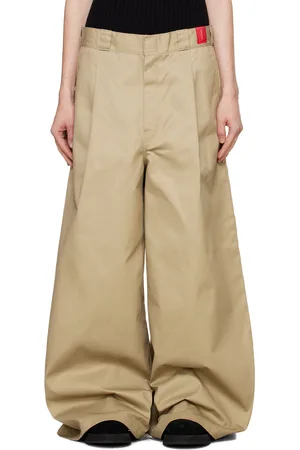 Fumito Ganryu Pantalon ample à panneaux d