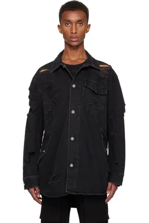 Helmut Lang Chemise noire en denim - Apex