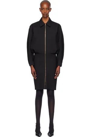 The Row Robe midi Mave noire