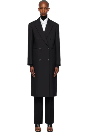 The Row Manteau Sand noir