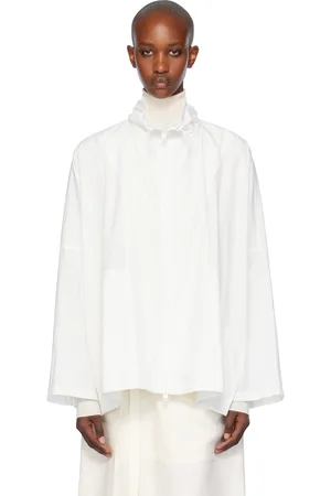 The Row Blouson Dava blanc