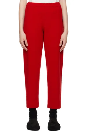 The Row Pantalon de détente Herea rouge