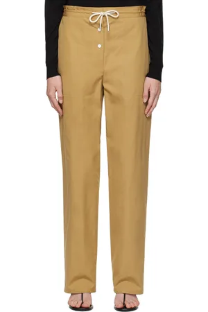 The Row Pantalon Bonnette brun clair