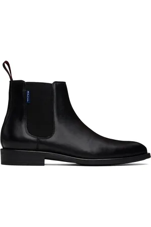 Paul Smith Bottes Cedric noires en cuir