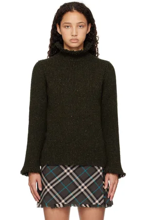 Burberry Pull vert en laine