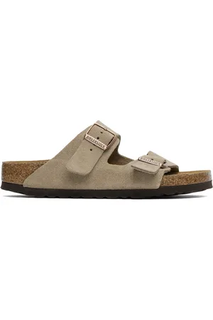 Birkenstock Sandales étroites Arizona à semelle intérieure en suède