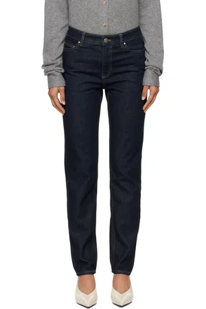 Totême Jean fuselé bleu à taille basse