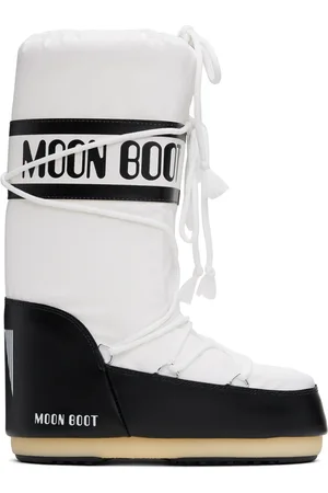 Moon Boot Bottes Icon noir et blanc