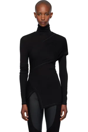 Helmut Lang Col roulé Protection noir