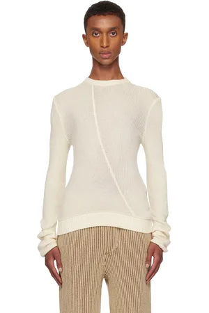 Isa Boulder T-shirt à manches longues Bow blanc cassé exclusif à SSENSE