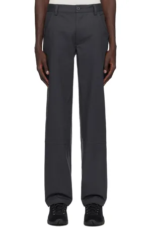 GR10K Pantalon bleu en drill exclusif à SSENSE