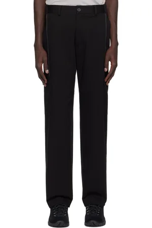 GR10K Pantalon cargo noir à passepoils exclusif à SSENSE