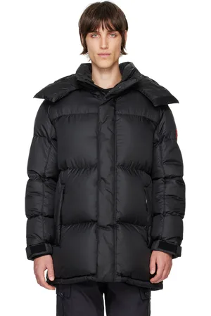 HUGO BOSS Blouson hydrofuge noir rembourré en duvet