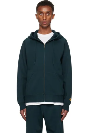 Carhartt Pull à capuche bleu - Chase