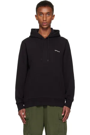 Carhartt Pull à capuche noir à logo Script brodé