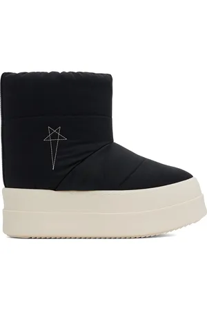 Rick Owens Bottines Lunar noires à plateforme Mega Bumper - Porterville