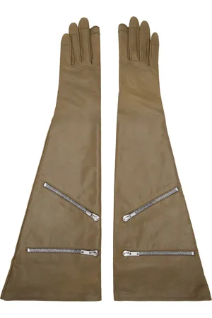 Rick Owens Gants kaki - Porterville