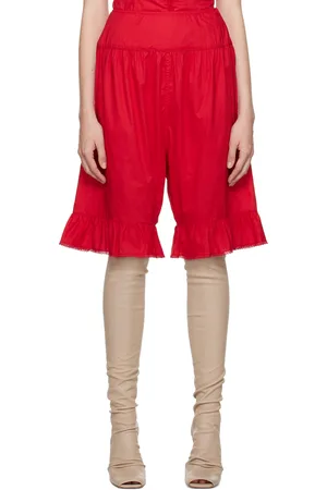 Colleen Allen Culotte bouffante de style victorien rouge exclusive à SSENSE
