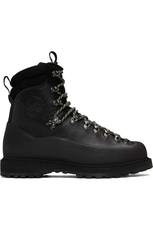 Diemme Bottes Everest noires en cuir