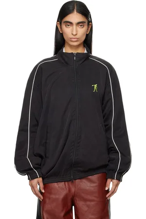 DOUBLET Blouson de survêtement noir à image de zombie