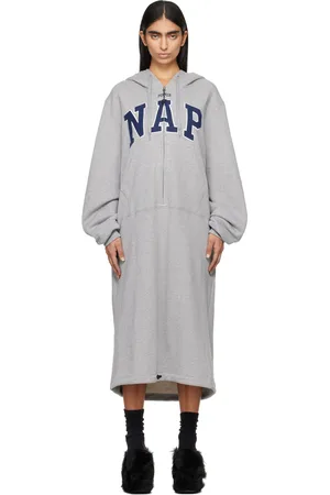 DOUBLET Robe de style pull à capuche 
