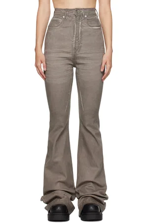 Rick Owens Jean semi-évasé Bolan gris - Porterville