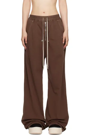 Rick Owens Pantalon de détente Geth brun à glissière Bela - Porterville