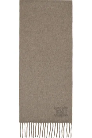 Max Mara Écharpe brune en cachemire