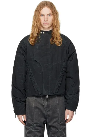 Andersson Bell Blouson rembourré bleu marine à ornements lacés