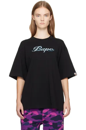 BAPE T-shirt décontracté noir à logos