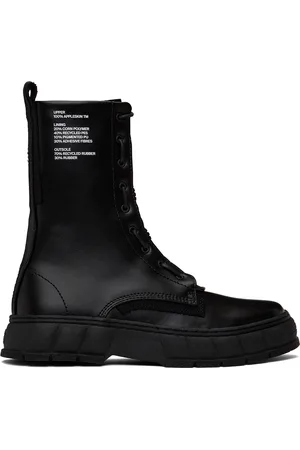 VIRON Bottes 1992Z noires en cuir synthétique AppleSkin™