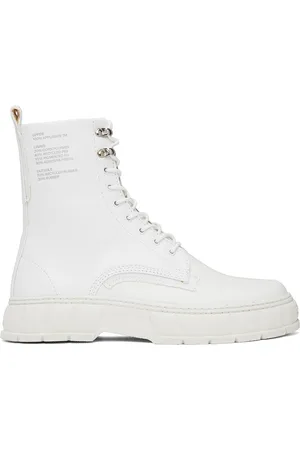 VIRON Bottes 1992 blanches en cuir synthétique AppleSkin™