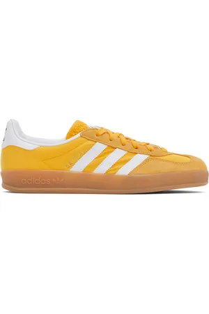 adidas Baskets Gazelle jaune et blanc