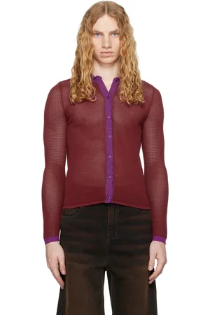 ECKHAUS LATTA Chemise rouge et mauve - Twyla