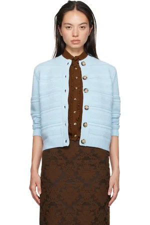 Shushu/Tong Cardigan bleu à boutons