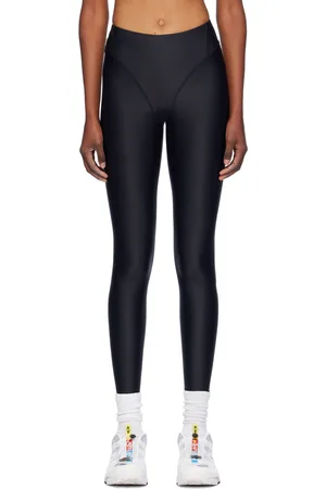 District Vision Legging de sport long noir à poches