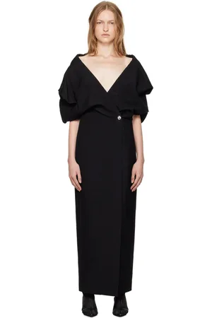Khaite Robe longue Truman noire