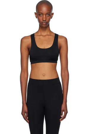 ÉTERNE Soutien-gorge de sport noir en jersey