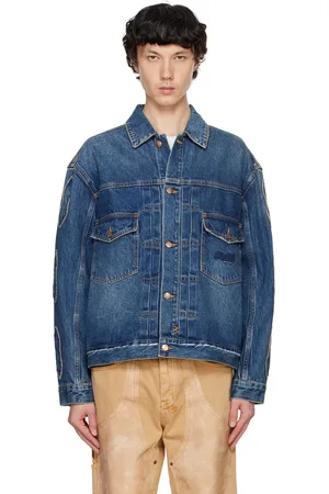 KSUBI Blouson bleu en à appliqués graphiques - Oh G