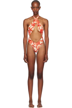 Miaou Maillot de bain Demi beige et rouge