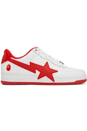BAPE Baskets OS #2 rouges à étoiles emblématiques