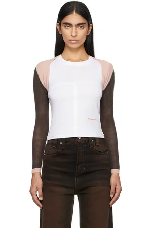 ECKHAUS LATTA Cardigan de style boléro brun et rose - Twyla