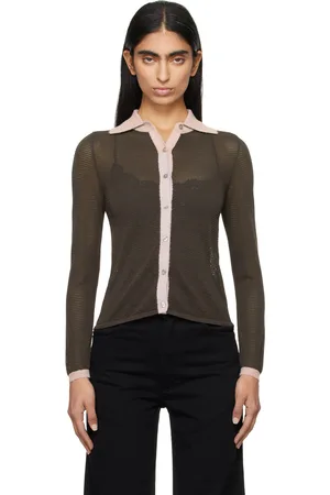 ECKHAUS LATTA Chemise brune à boutons - Twyla