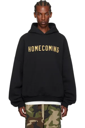 FEAR OF GOD Pull à capuche noir en molleton épais