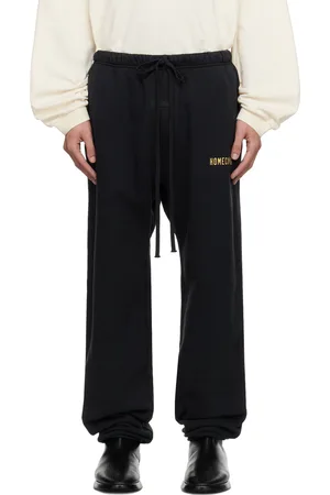 FEAR OF GOD Pantalon de survêtement noir en molleton épais